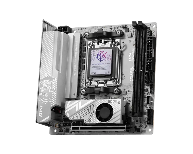 7E79-001R - MSI MPG B850I EDGE TI WIFI AM5 DDR5 Mini-ITX WiFi 7 Gaming Motherboard