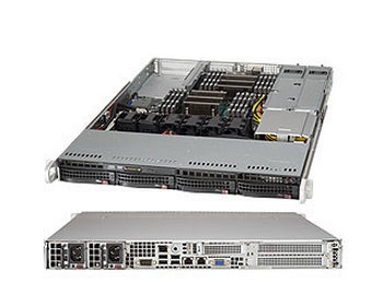 Supermicro SuperServer 6018R-WTRT LGA 2011-v3 Rack (1U) Black
