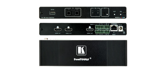 20-80540090 - Kramer Electronics VS-211XS. 4K60 4:4:4 2X1 HDMI SWITCHER WITH AUDIO AND CONTROL