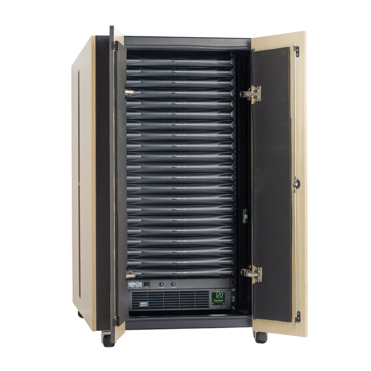 EDGEREADY MICRO DATA CENTER, 21U, QUIET, 3 KVA UPS, NETWORK MANAGEMENT AND PDU,