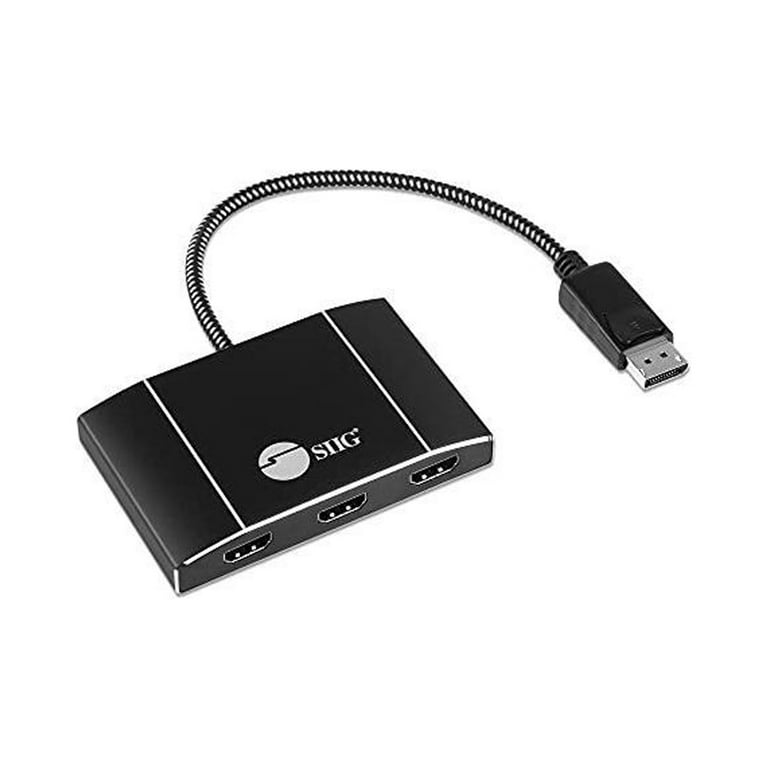 CEDP0Q11S1 - SIIG 8K 1x3 DisplayPort 1.4 to HDMI MST Hub Splitter