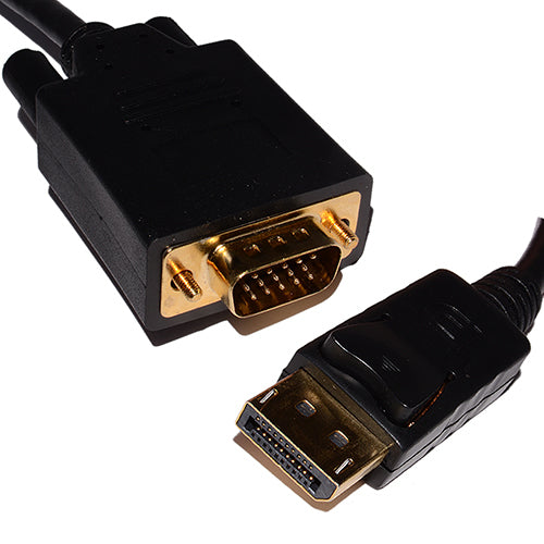 4XDPMVGAMCBL - 4XEM 6FT DISPLAYPORT TO VGA M TO M
