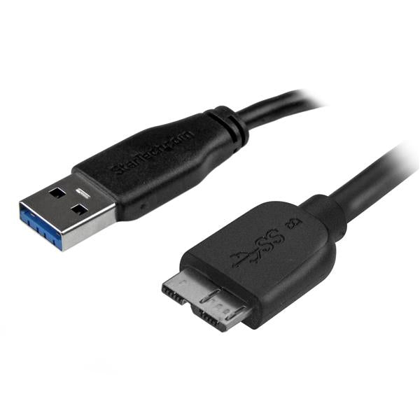 USB3AUB50CMS - StarTech.com FLEXIBLE CABLE FOR CONVENIENT POSITIONING OF USB 3.0 DEVICES - USB 3.0 MICRO B -