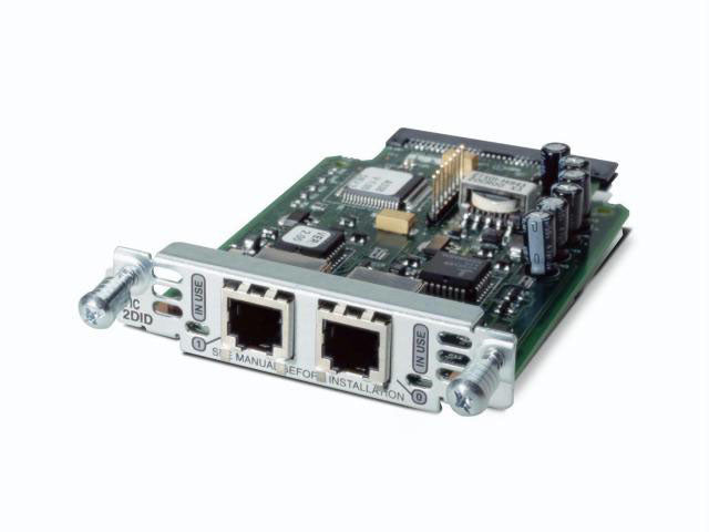 VIC3-2FXS-E/DID= - Cisco TWO-PORT VOICE INTERFACE CARD - FXS AND