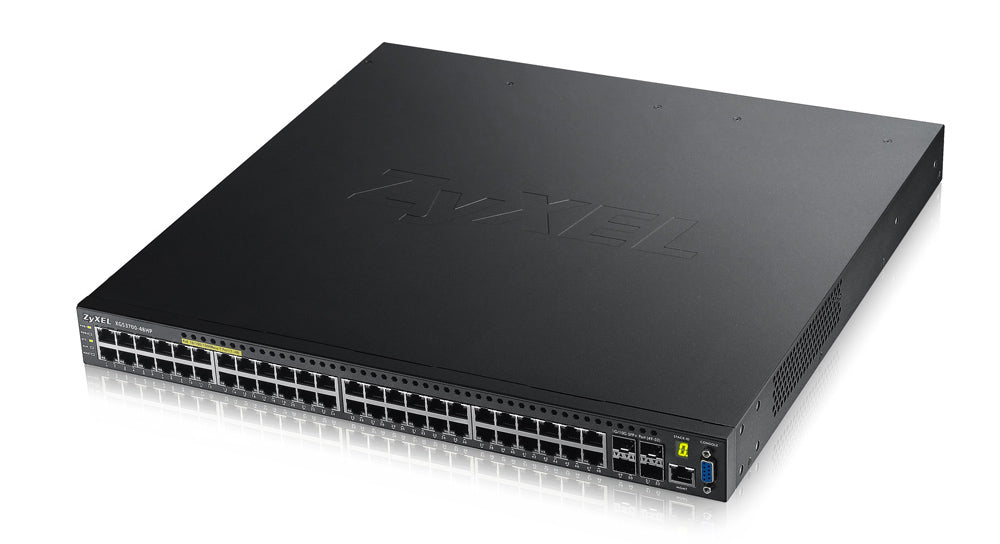 Zyxel XGS3700-48HP Managed L2+ Gigabit Ethernet (10/100/1000) Power over Ethernet (PoE) Blue