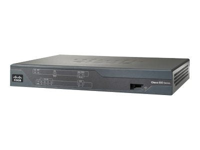 Cisco 887VA, Refurbished wired router Fast Ethernet Black