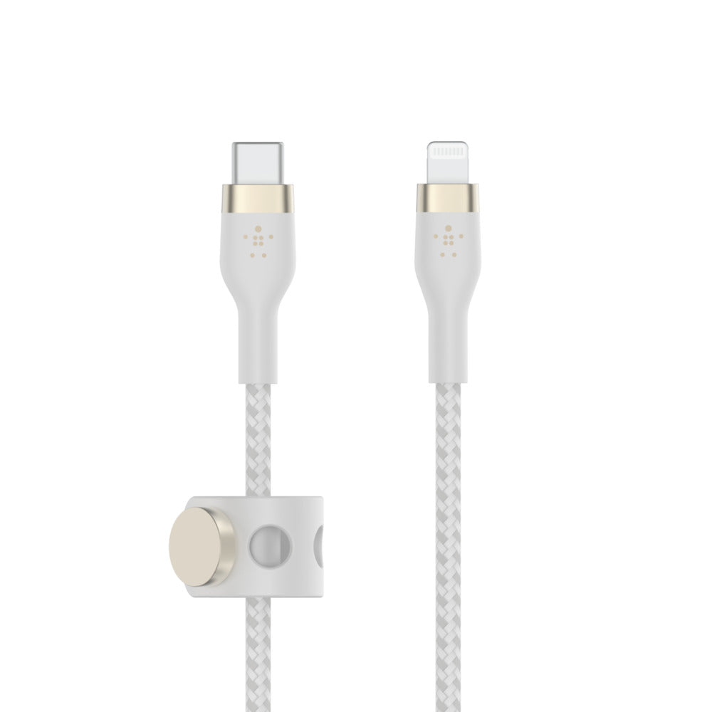 Belkin CAA011BT3MWH USB cable 118.1" (3 m) USB C USB C/Lightning White