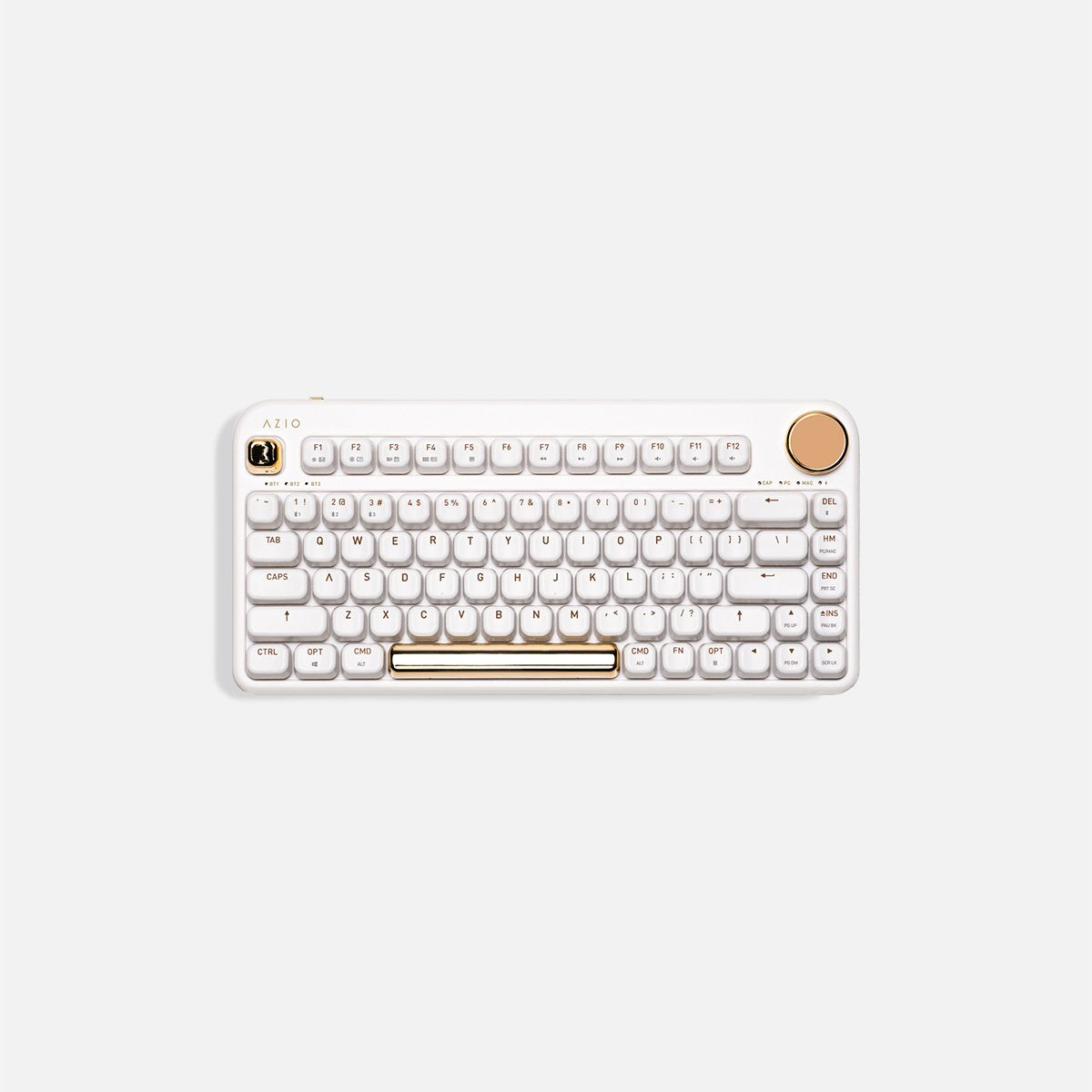 IK103-US - Azio IZO MECHANICAL KEYBOARD BT/USB WHITE