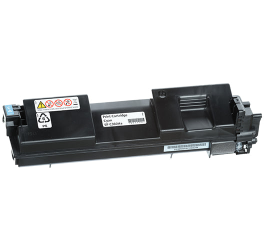 408177 - Ricoh RICOH CYAN HIGH YIELD TONER CARTRIDGE FOR USE IN SPC360DNW SPC360SFNW ESTIMATED