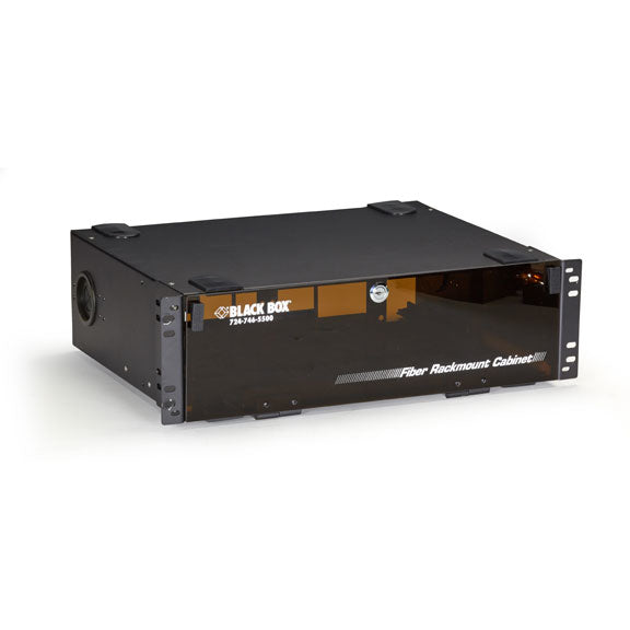 RACKMOUNT FIBER ENCLOSURE LOCKING - 3U, 12-SLOT, GSA, TAA