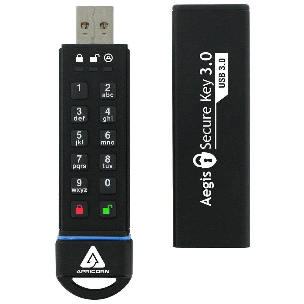 ASK3-120GB - Apricorn AEGIS SECURE KEY 3.0 120 GB USB TYPE-A 3.2 GEN 1 (3.1 GEN 1)