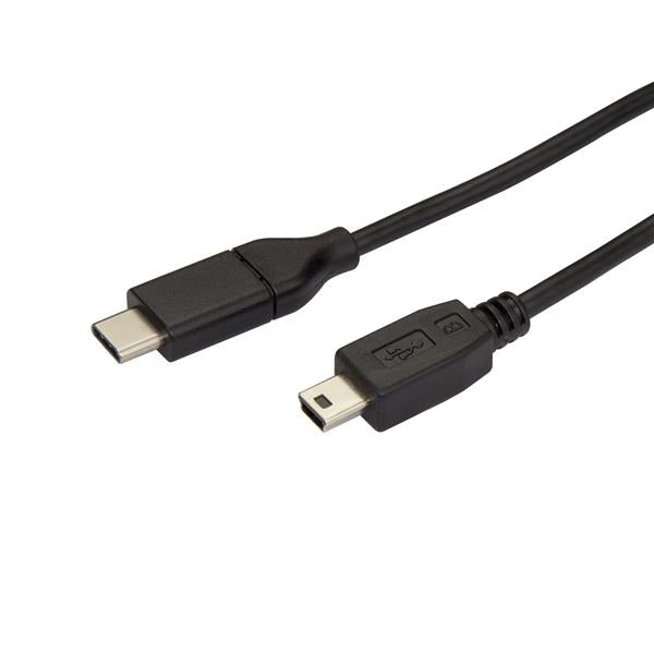 USB2CMB2M - StarTech.com CONNECT USB 2.0 MINI-B DEVICES TO YOUR USB TYPE-C OR THUNDERBOLT 3 COMPUTER - 2M