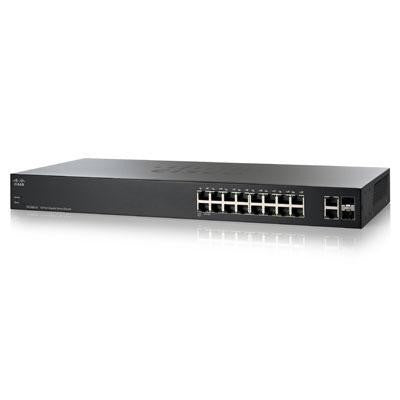 SLM2016T-NA - Cisco SG 200-18 18-PORT GIGABIT SMART SWITCH