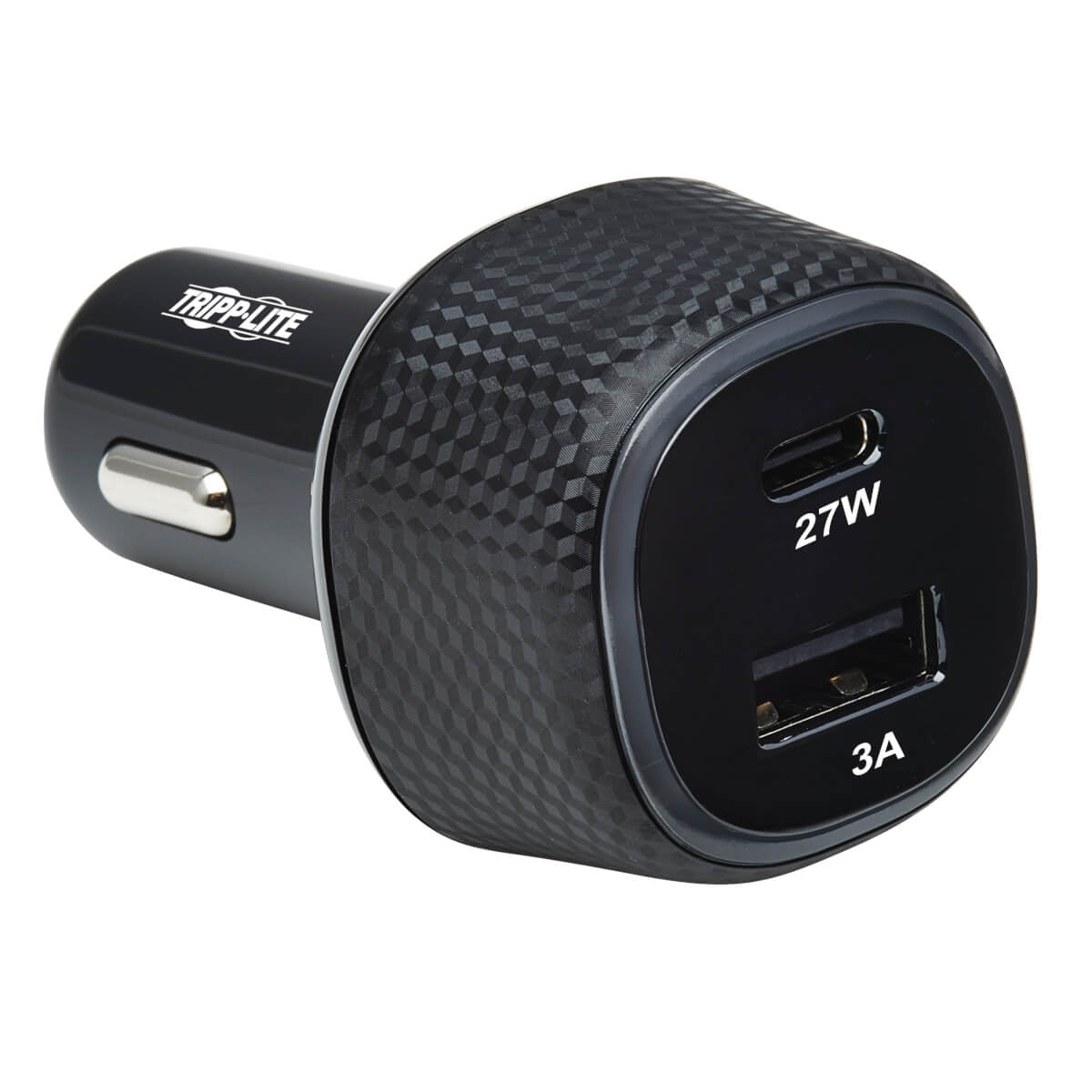 U280-C02-45W-1B - Tripp Lite USB CAR CHARGER DUALPORT 45W USB C USB-A