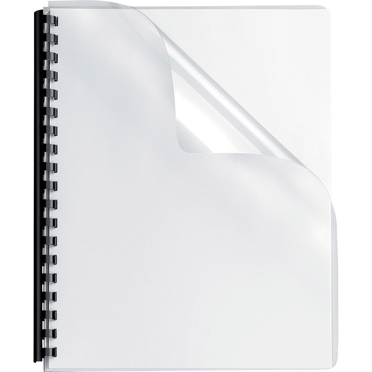 5204303 - Fellowes DURABLE CLEAR PLASTIC COVERS. PROTECTS BOUND DOCUMENTS FROM SPILLS AND TEARS