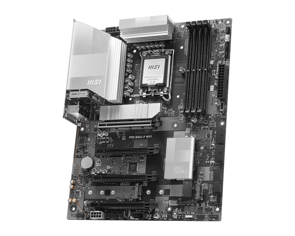 7E41-001R - MSI PRO B860-P WIFI LGA1851 DDR5 ATX WiFi Motherboard