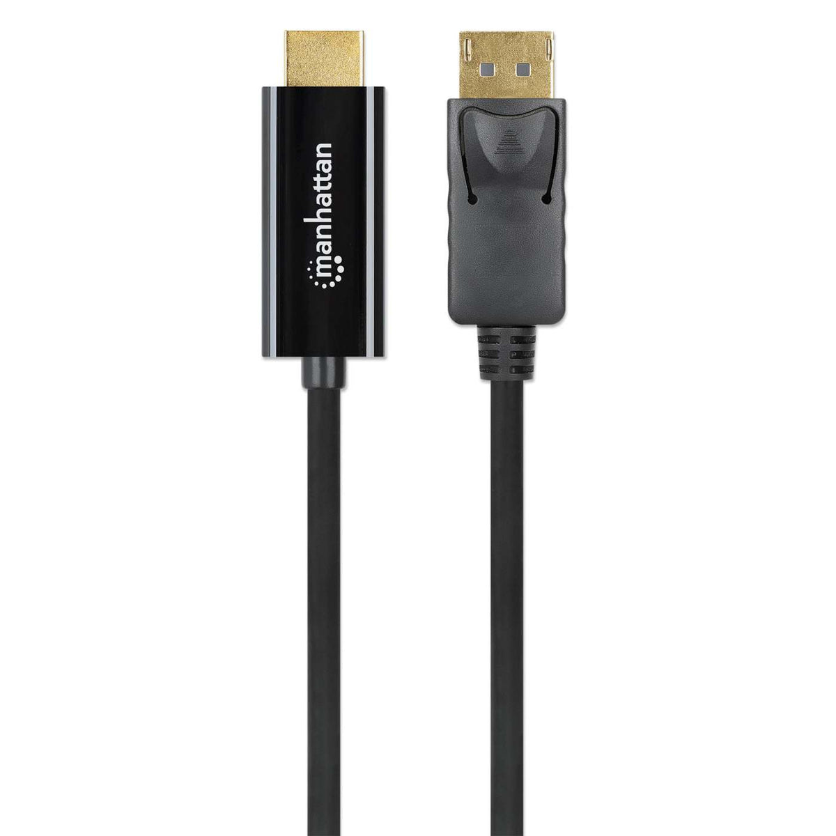 153188 - Manhattan 3m DisplayPort Male to HDMI Male 1080p 60Hz Black Cable