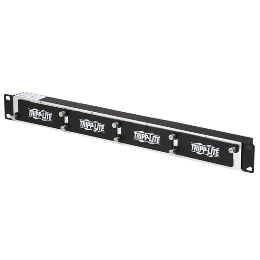 HIGH-DENSITY COPPER/FIBER ENCLOSURE MINI PANEL, 1U, 4-CASSETTE CAPACITY