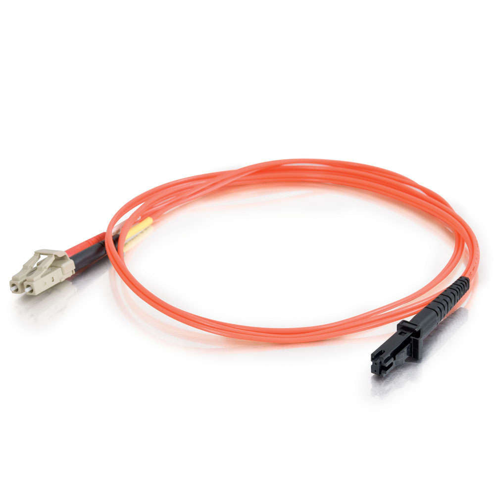 33182 - Legrand C2G 2M LC-MTRJ 62.5/125 OM1 DUPLEX MULTIMODE PVC FIBER OPTIC CABLE - ORANGE