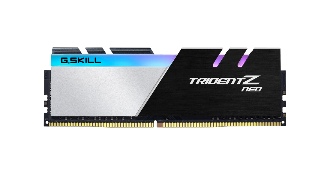F4-3600C18Q-128GTZN - G.Skill Trident Z Neo 128GB 4x32GB DDR4-3600 CL18 RGB Desktop Memory Kit