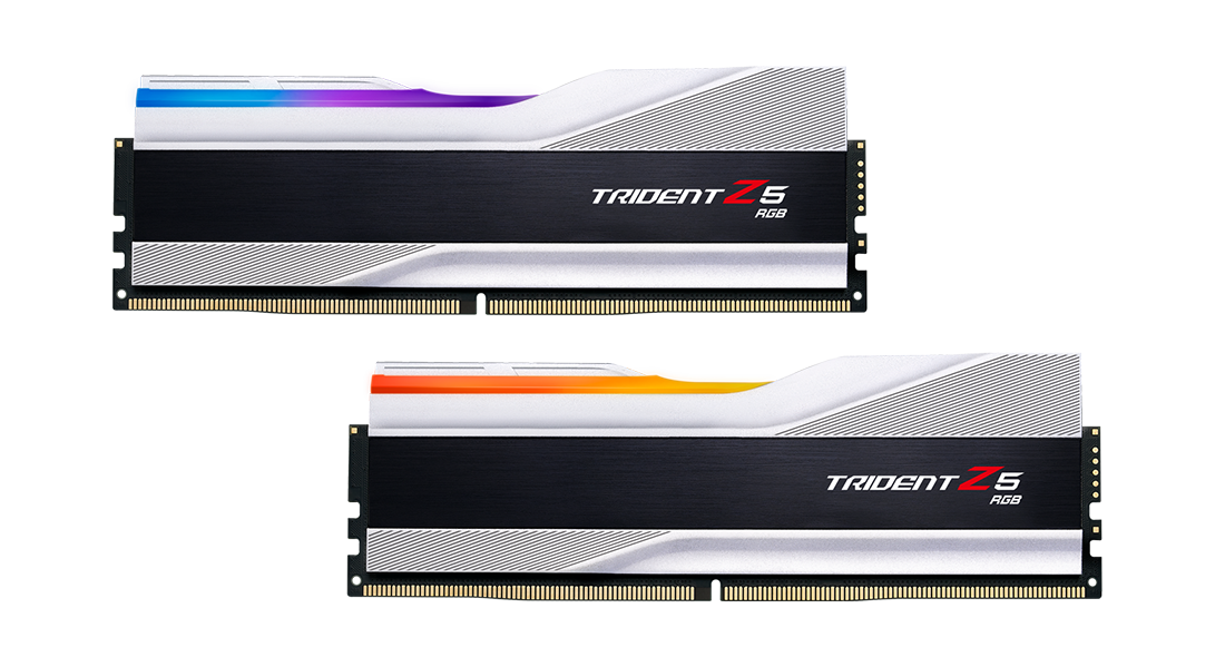 F5-6000J3238F16GX2-TZ5RS - G.Skill Trident Z5 RGB 32GB 2x16GB DDR5-6000 CL32 Desktop Memory