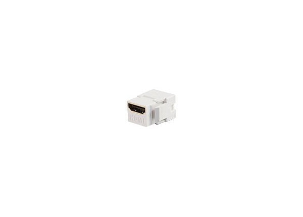 3345 - C2G SNAP-IN HDMI® F/F KEYSTONE INSERT MODULE - WHITE (TAA COMPLIANT)