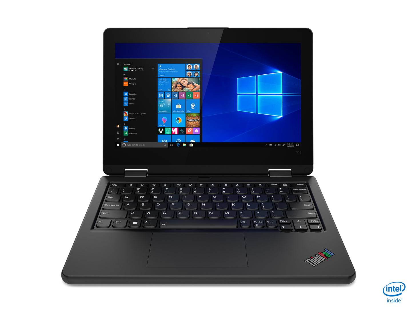 Lenovo ThinkPad 11e Yoga Hybrid (2-in-1) 11.6" Touchscreen HD 8th gen Intel® Core™ i5 8 GB LPDDR3-SDRAM 256 GB SSD Wi-Fi 5 (802.11ac) Windows 10 Pro Black