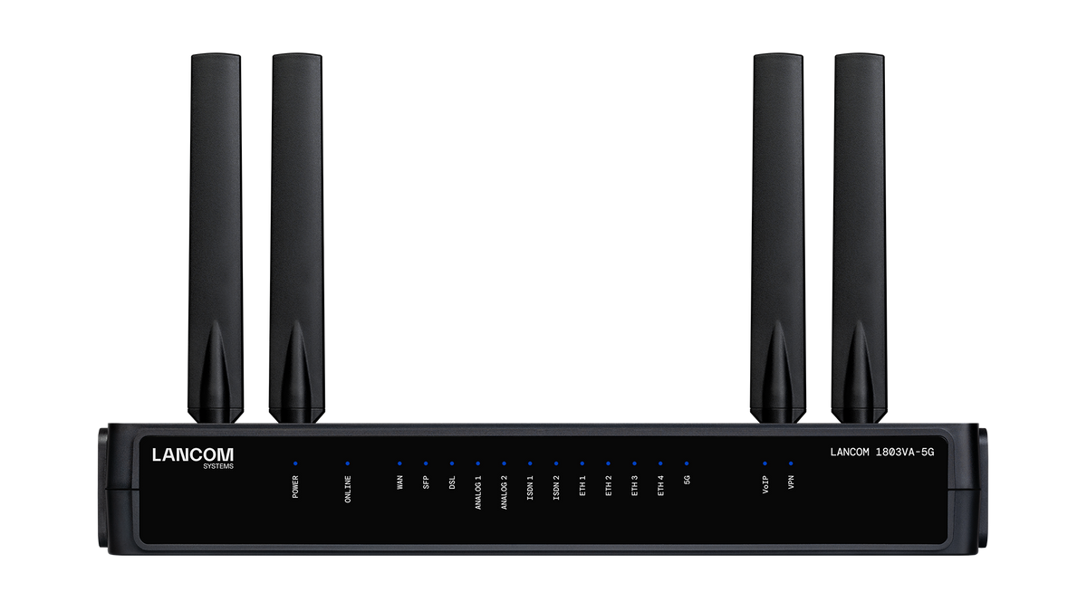 1803VA-5G - Lancom Secure SD-WAN VoIP Gateway Router
