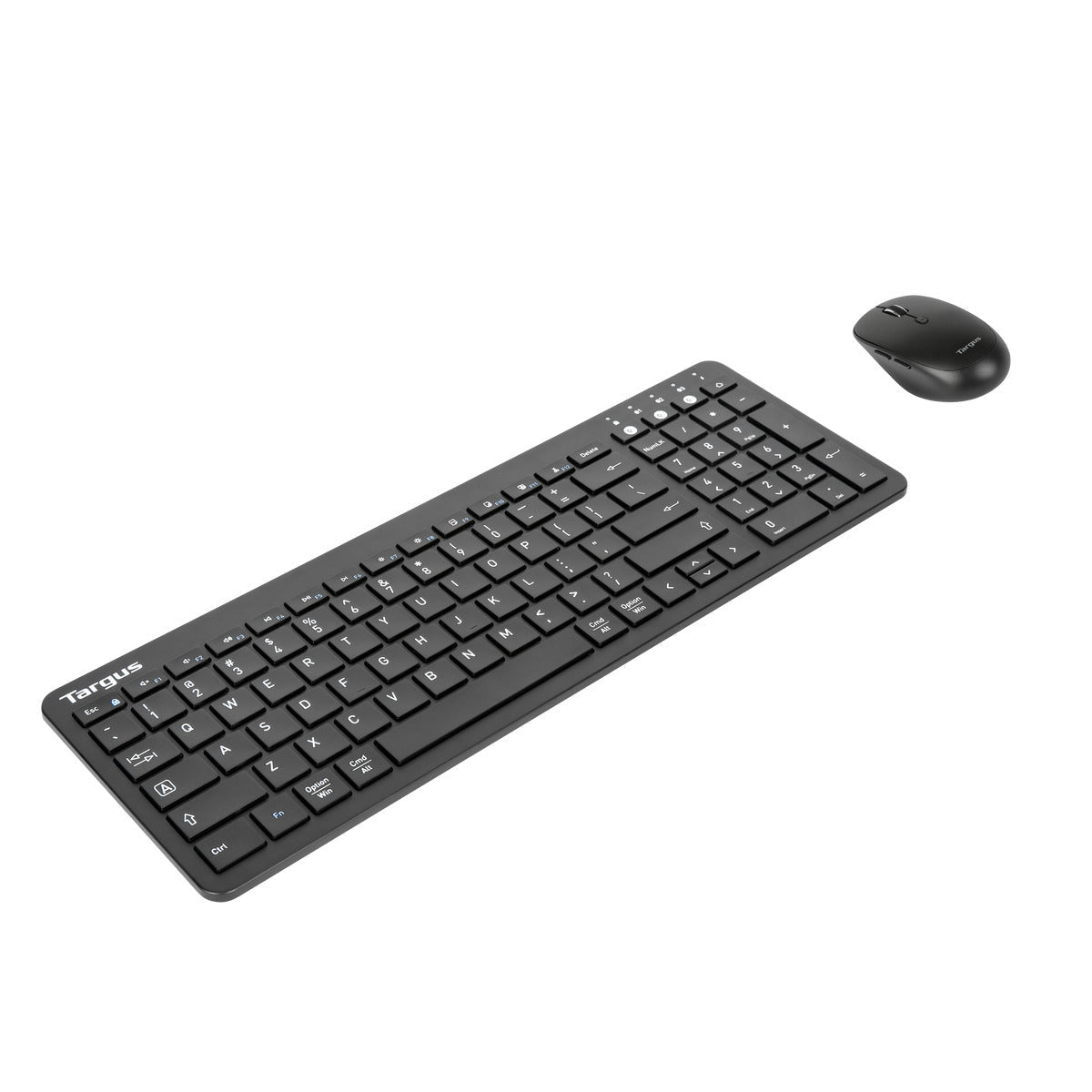 AKM619AMUS - Targus ANTIMICROBIAL MIDSIZE KEYBOARD AND COMFORT MOUSE BUNDLE AKB863 + AMB582 BLACK