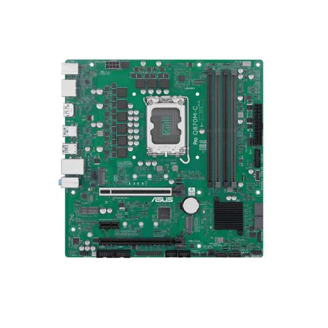 90MB1KEP-M0EAYC - Asus PRO Q870M-C LGA1851 DDR5 Micro-ATX Business Motherboard
