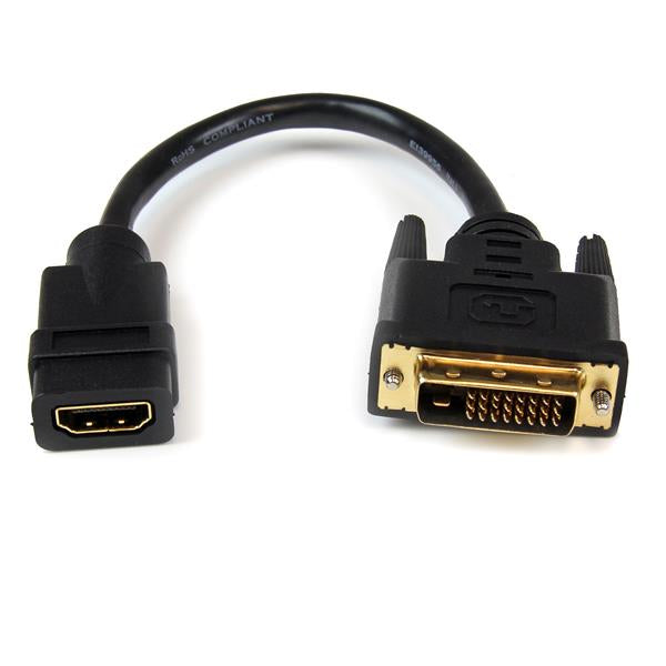 HDDVIFM8IN - StarTech.com CONNECT A DVI-D DEVICE TO AN HDMI-ENABLED DEVICE USING A STANDARD HDMI CABLE - H