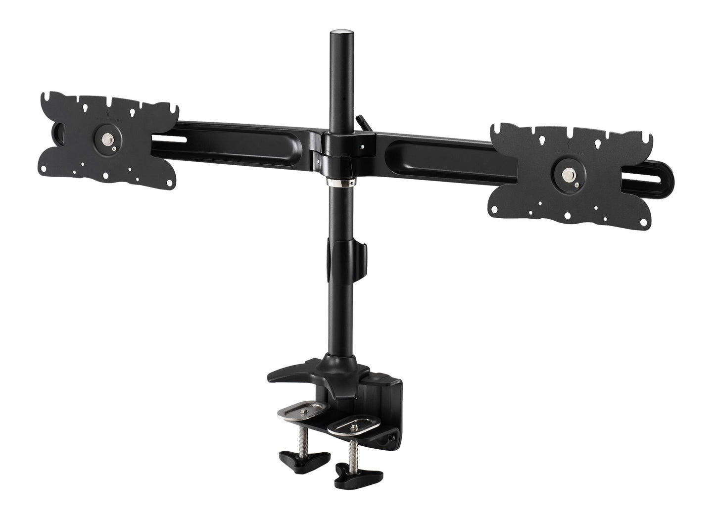 AMR2C32 - Amer Networks DUAL MONITOR CLAMP MOUNT SUPPORTS UP TO 2 LED OR LCD MONITORS. SUPPORTS 24 25