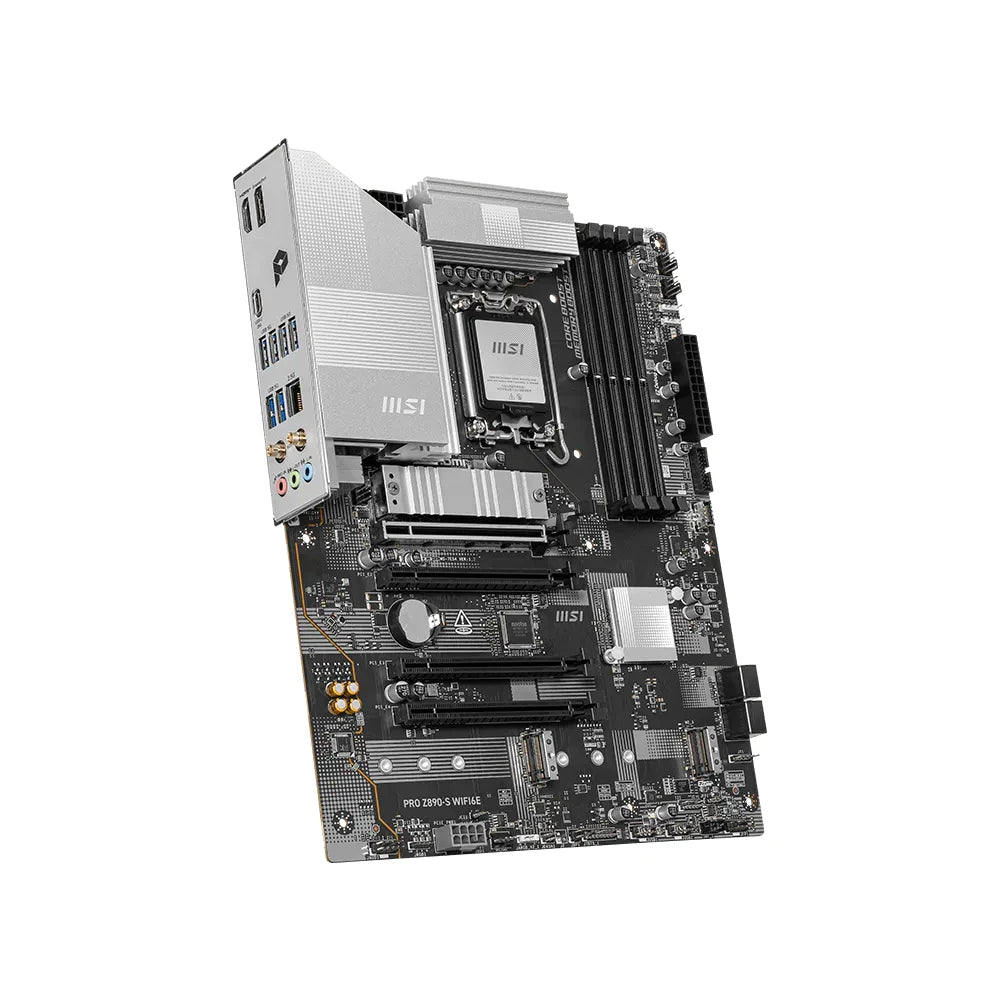 7E54-010R - MSI PRO Z890-S WIFI6E LGA1851 DDR5 ATX WiFi 6E Motherboard
