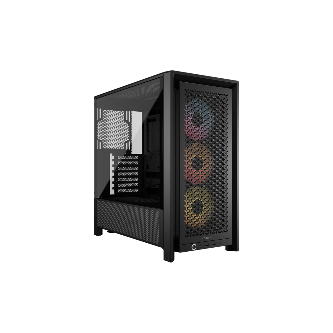 CC9011296WW - Corsair 4000D RS ARGB Frame Modular Mid-Tower ATX PC Case High Airflow 3X