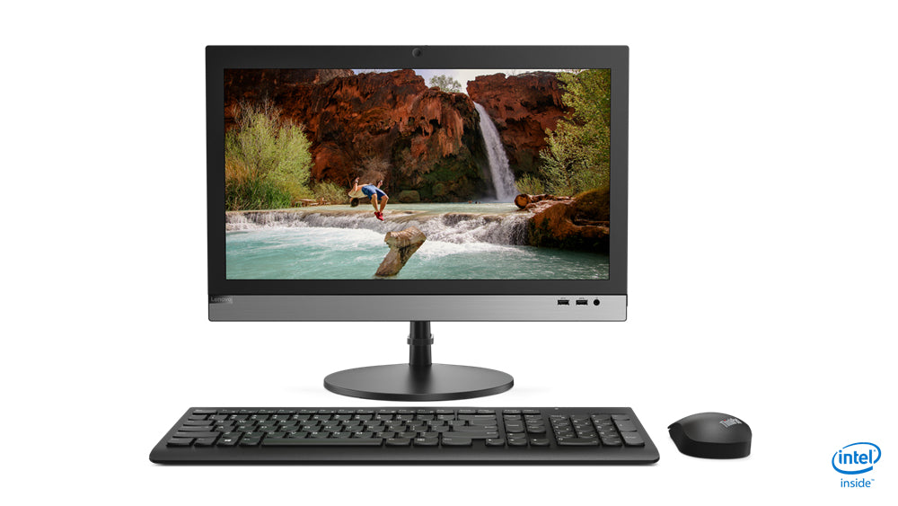 Lenovo V330 Intel® Core™ i3 19.5" 1600 x 900 pixels 4 GB DDR4-SDRAM 1000 GB HDD All-in-One PC Wi-Fi 5 (802.11ac) Black