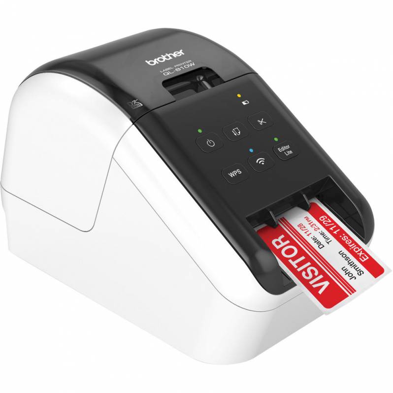 QL810WCZG1 - Brother 2.4-Inch 300dpi Black and Red Direct Thermal Label Printer