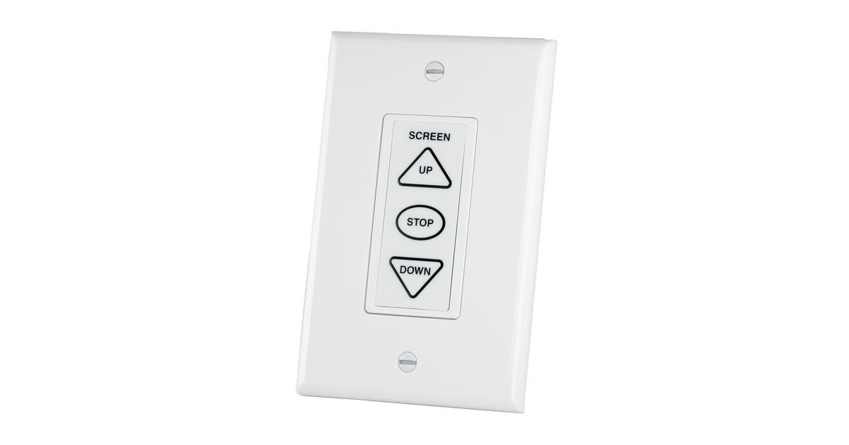 Da-Lite 38886 electrical switch Key-operated switch White