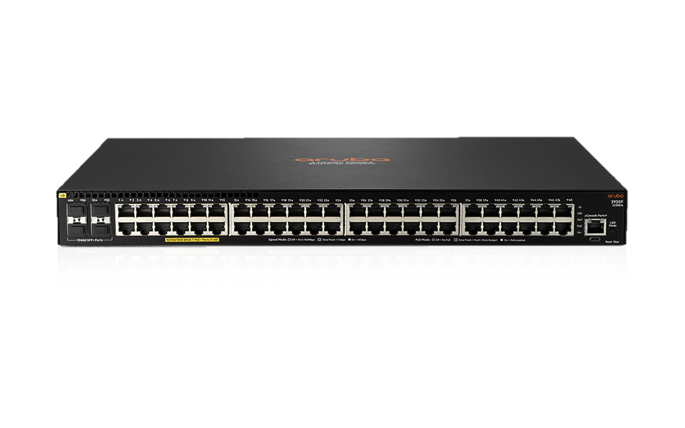 JL262AABA - HP Aruba 2930F-48G-PoE+-4SFP 48-Port Gigabit PoE+ Switch