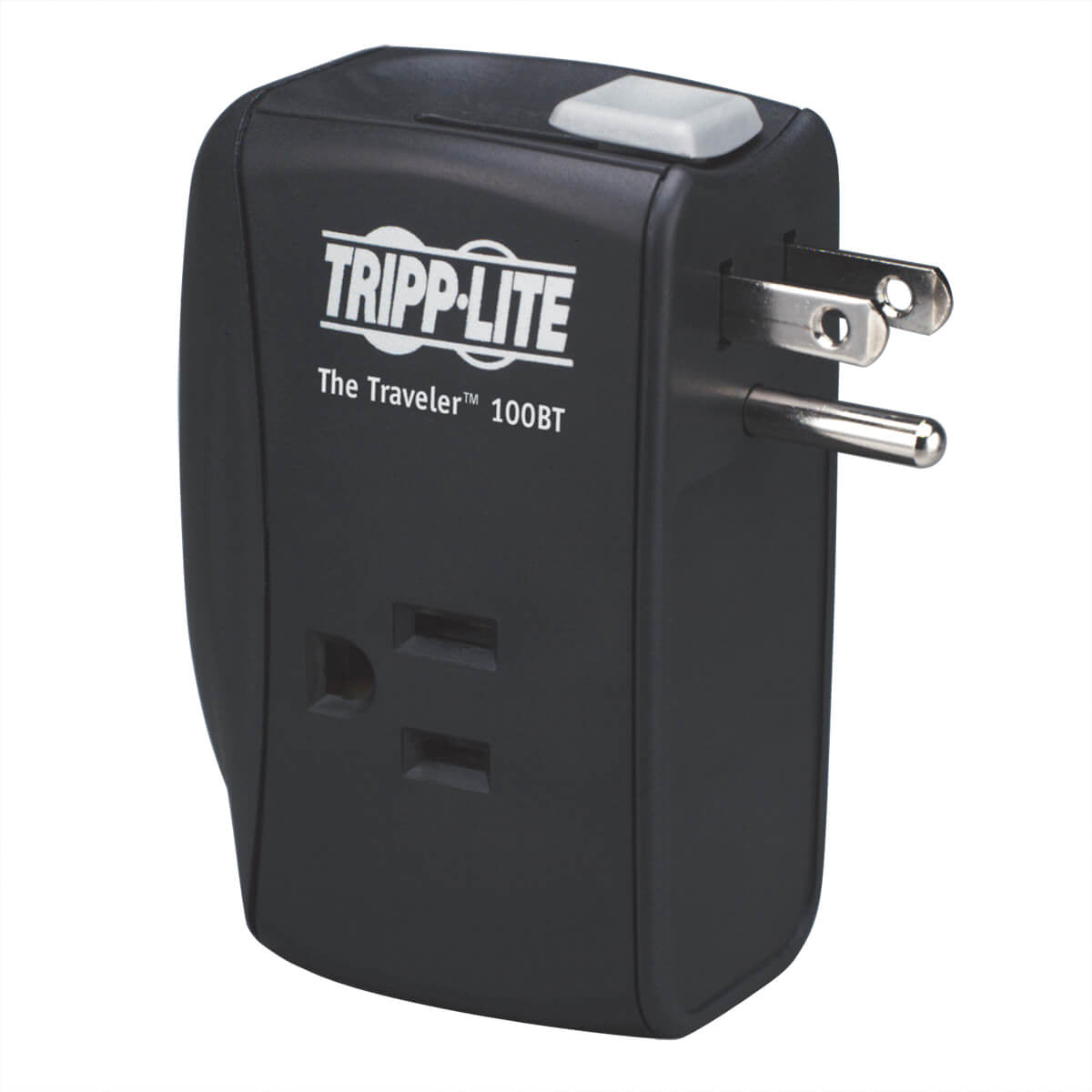 TRAVELER100BT - Tripp Lite NOTEBOOK SURGE PROTECTOR WALLMOUNT DIRECT PLUG IN 2 OUTLET RJ45