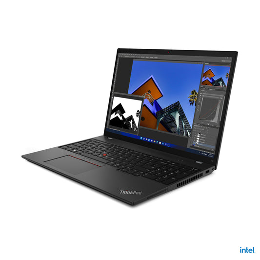 Lenovo ThinkPad T16 i5-1245U Notebook 16" WUXGA Intel® Core™ i5 16 GB DDR4-SDRAM 512 GB SSD Wi-Fi 6E (802.11ax) Windows 11 Pro Black