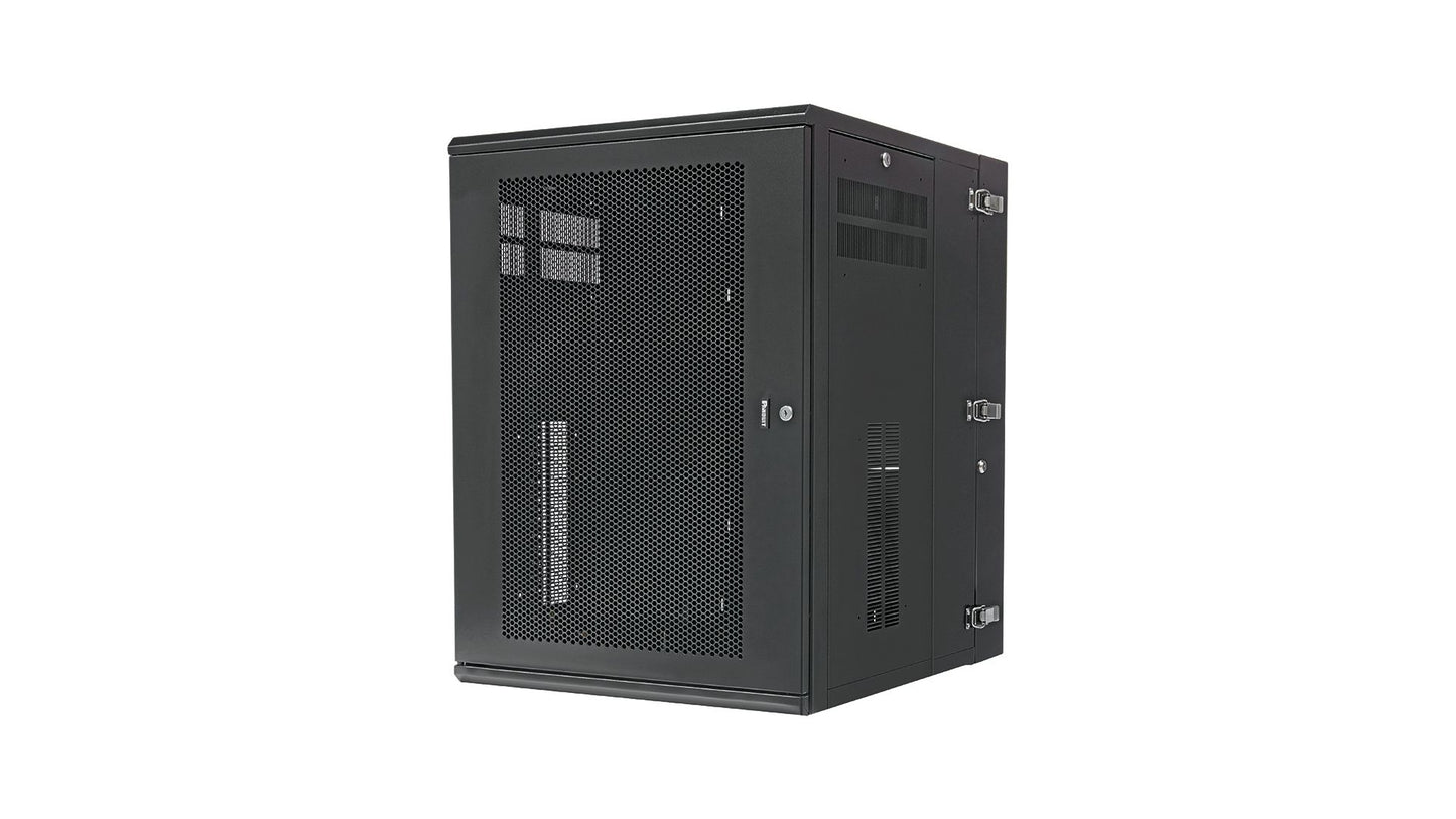 Panduit PZWMC1830P rack cabinet 18U Wall mounted rack Black