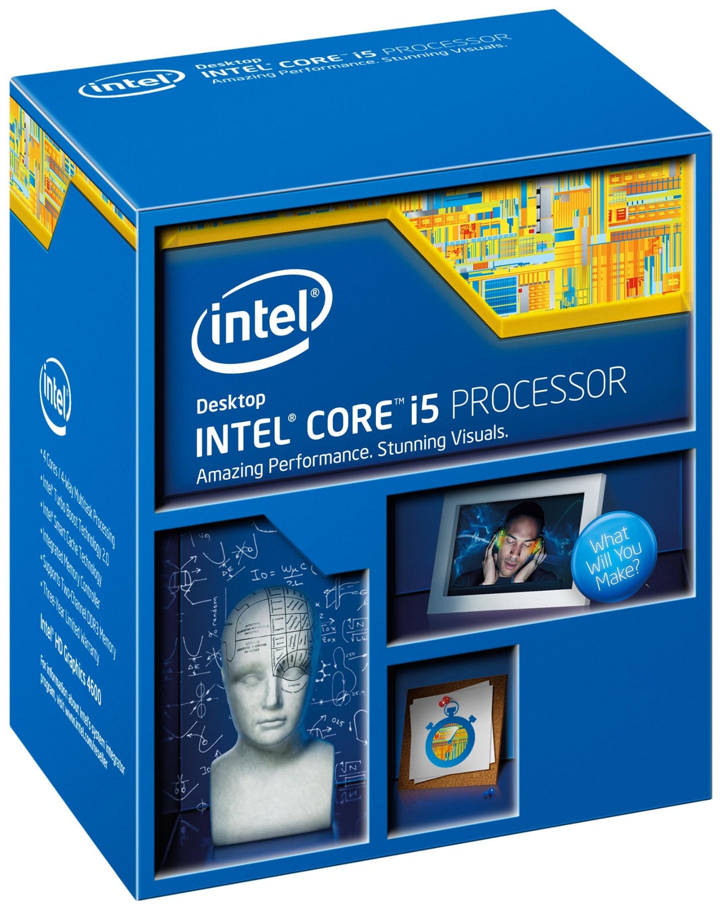 Intel Core i5-4590 processor 3.3 GHz 6 MB Smart Cache Box