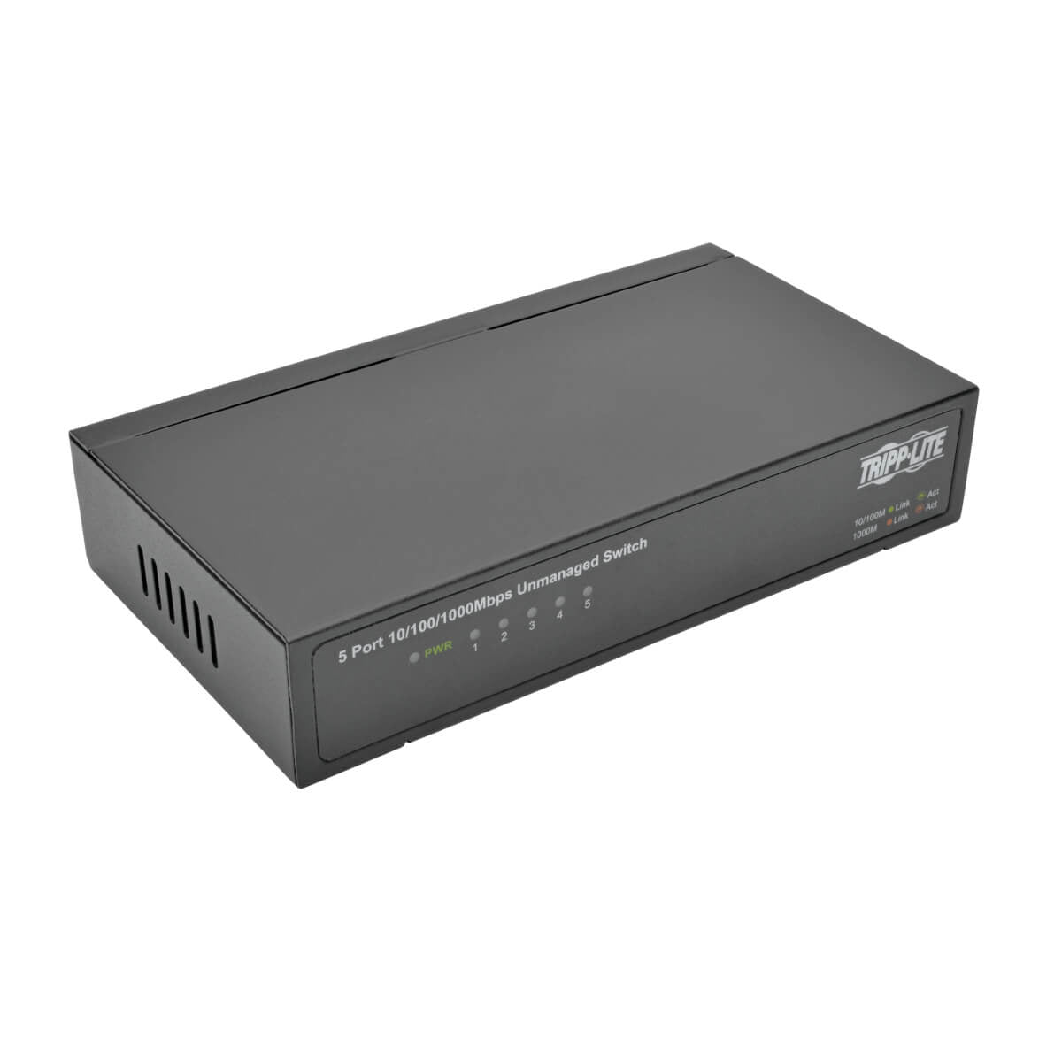 Tripp Lite NG5 network switch Unmanaged Gigabit Ethernet (10/100/1000) Black