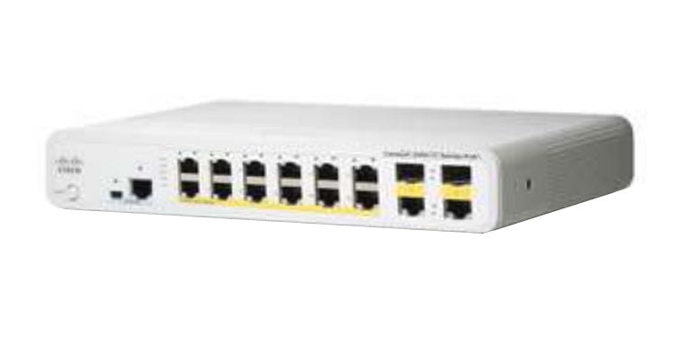 WS-C2960C-12PCL-RF - Cisco CAT 2960C 12 FE POE, 2 X DUAL UPLINK,LAN