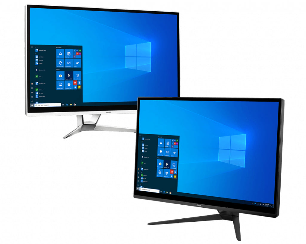 MSI Pro 22XT 10M-694US Intel® Pentium® Gold 21.5" 1920 x 1080 pixels Touchscreen 4 GB DDR4-SDRAM 128 GB SSD All-in-One PC Windows 11 Pro Wi-Fi 5 (802.11ac) White