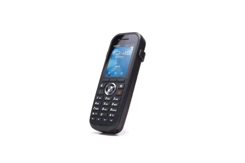 6101774 - Agfeo 2-Inch TFT DECT 44 IP Cordless VoIP Handset