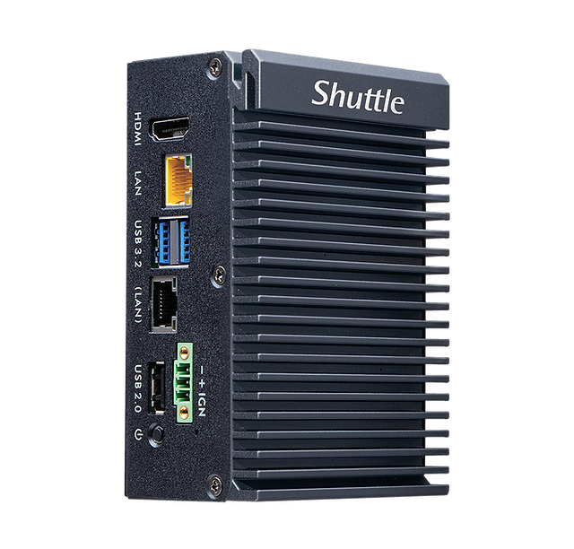 SPCEL02 - Shuttle Fanless Industrial Edge PC Barebone