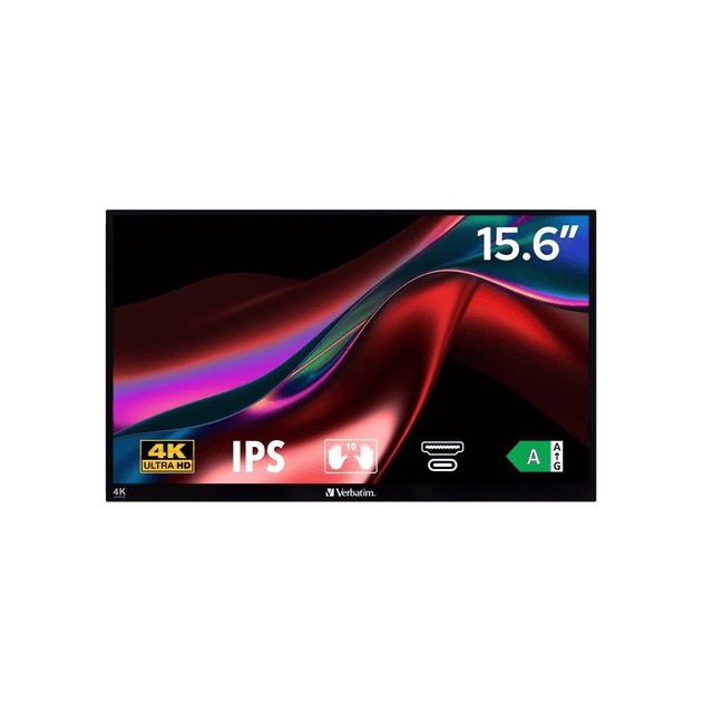 32238 - Verbatim Portable Touchscreen Monitor 15.6” 4K Ultra HD