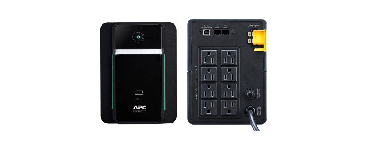 BVK1200M2 - APC Back UPS 1200VA/650W Tower 120V 8x NEMA 5-15R outlets USB Type A + C Ports U