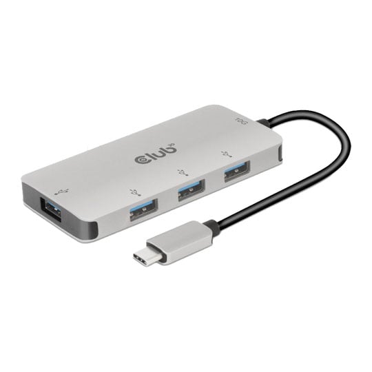 CSV-1547 - CLUB3D USB GEN2 TYPE-C TO 4X USB TYPE-A PORTS HUB WHICH ADDS FOUR USB TYPE-A PORTS